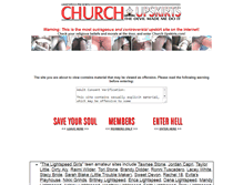 Tablet Screenshot of churchupskirts.com